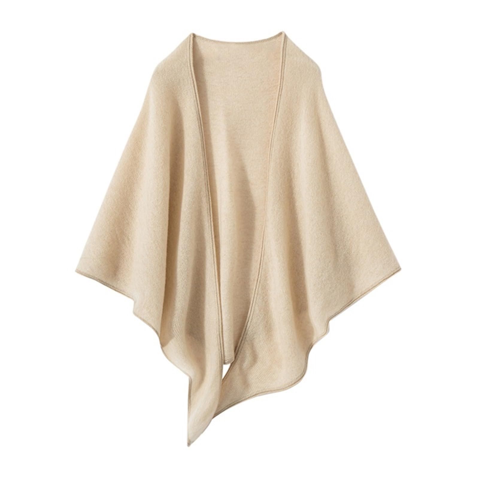 Scialle da donna Scialle in cashmere da donna, sciarpa triangolare in puro lavorato a maglia, caldo capospalla antifreddo Serata di gala