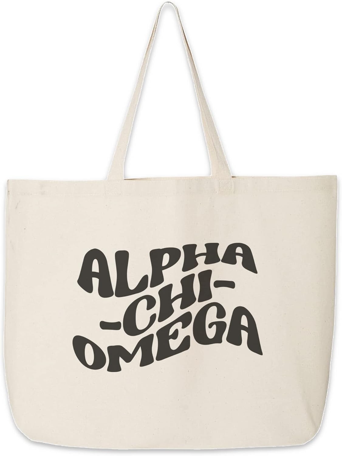 Sockprints Tote Bag for Sorority - Mod Style Large Canvas Bag - Gifts for Women