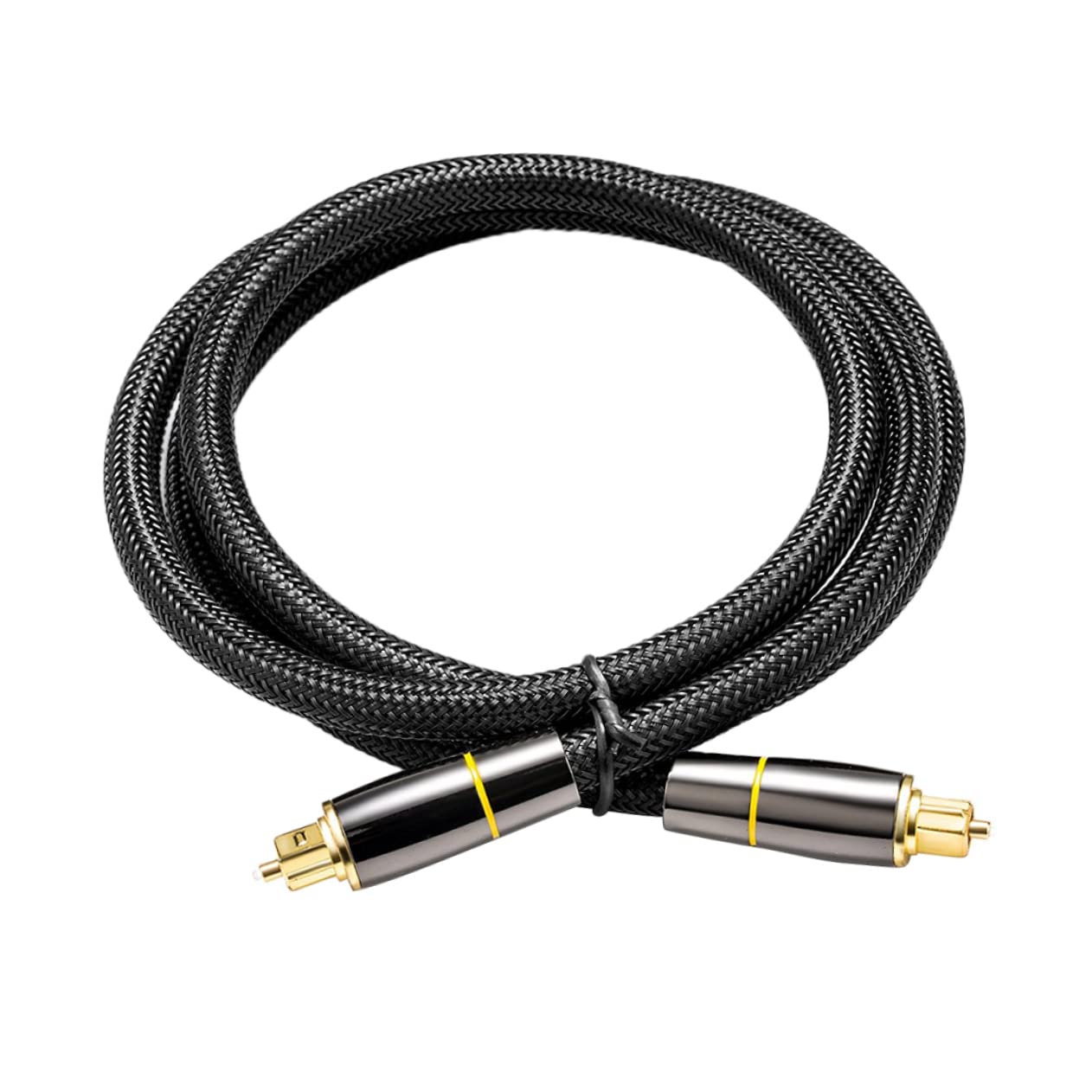 jojofuny Optical Audio Cable Kabel Optyczny Do Sound Barów Konsol Gier i Telewizorów Złote Złącza Dla Lepszej Jakości Dźwięku