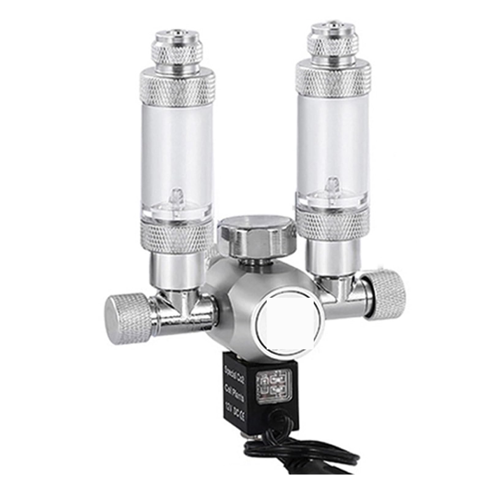Kit elettrovalvola regolatore CO2 for acquario fai-da-te valvola di ritegno serbatoio for pesci di pressione di controllo CO2 valvola di riduzione a pressione del cilindro