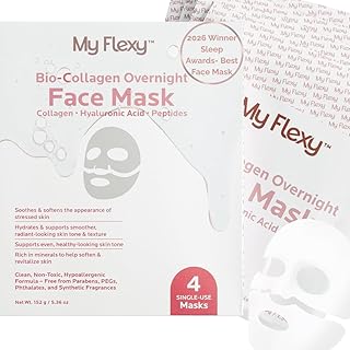 Mascarilla facial de colágeno bio con péptido...
