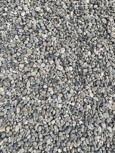 40 LBS Grey Pea Gravel - Landscape Rocks - Drainage...