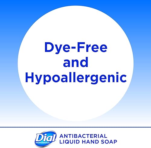 Miniatura 3 de Dial Professional 80784 Liquid Dial - Jabón antimicrobiano para piel sensible, bomba de 16 onzas (caja de 12)