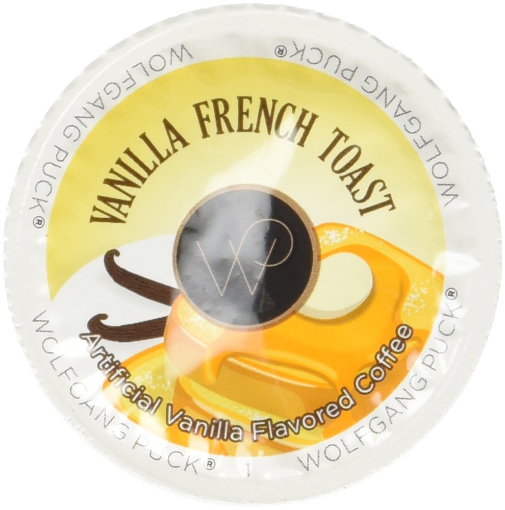 Wolfgang Puck Vanilla French Toast Coffee Cups, 24 Count