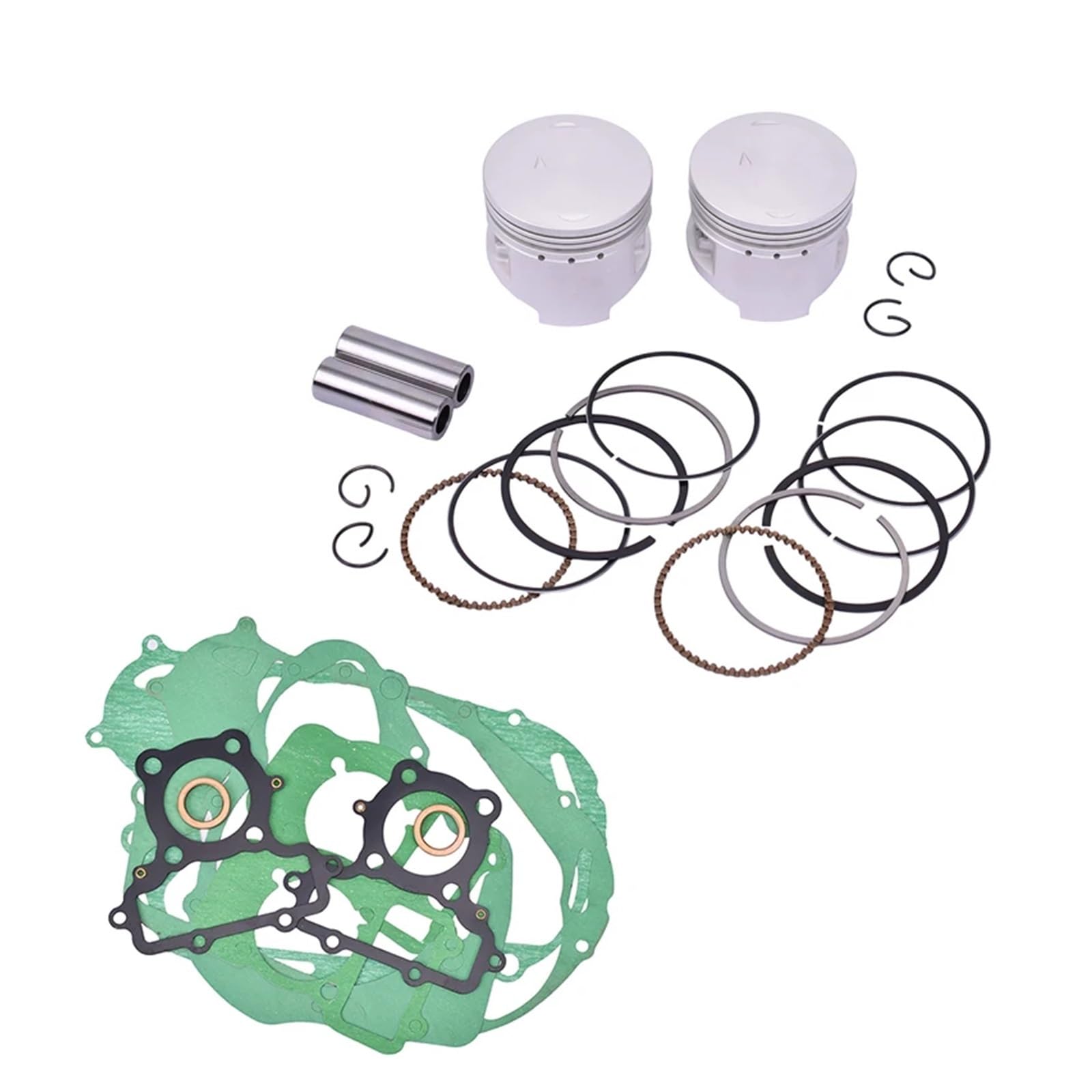Kit de reparación de Culata, Juntas, Almohadillas y Anillos de pistón for Motor de Motocicleta XV250(0.5 One Set)