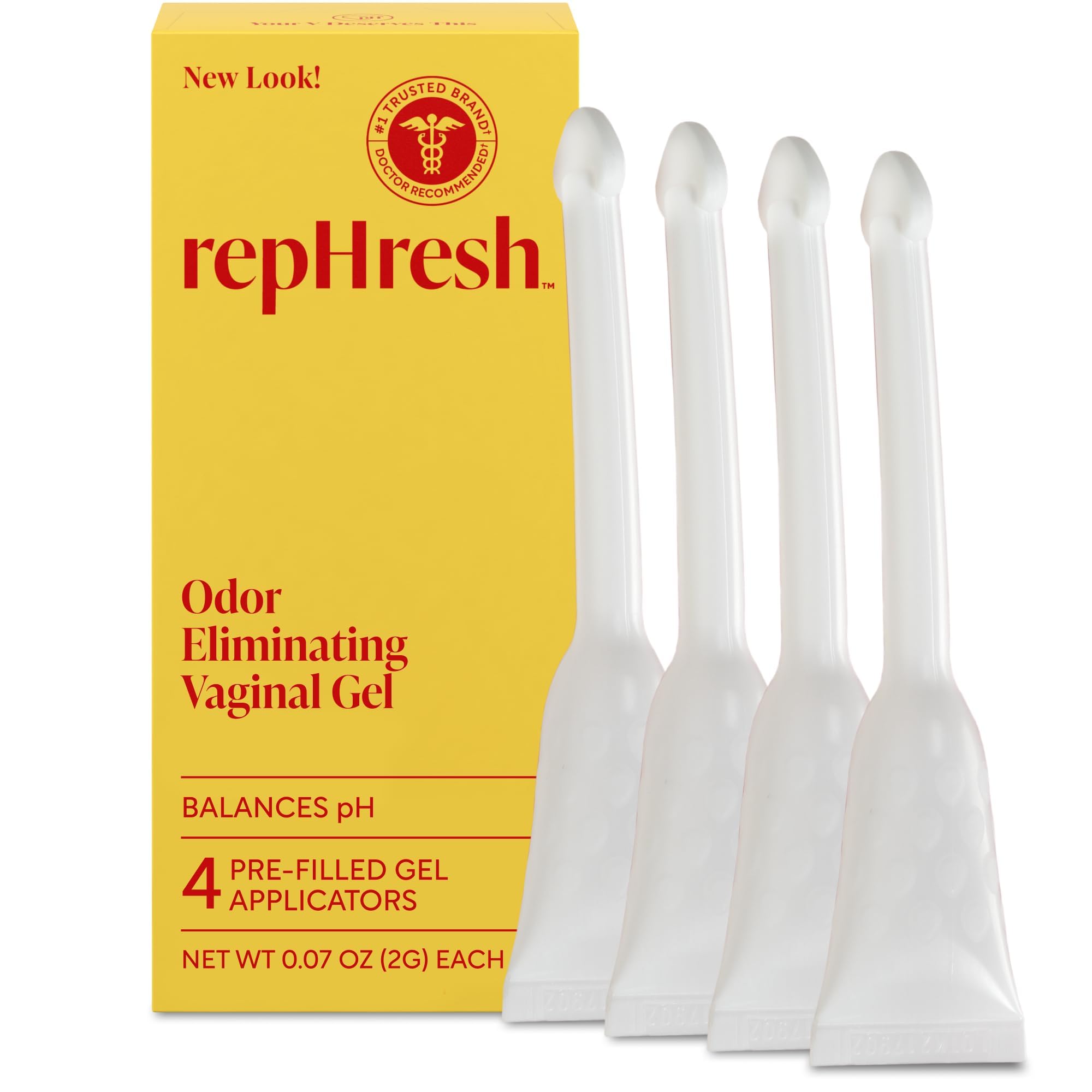 RepHresh Vaginal Gel, 0.07 Oz, 4 Count