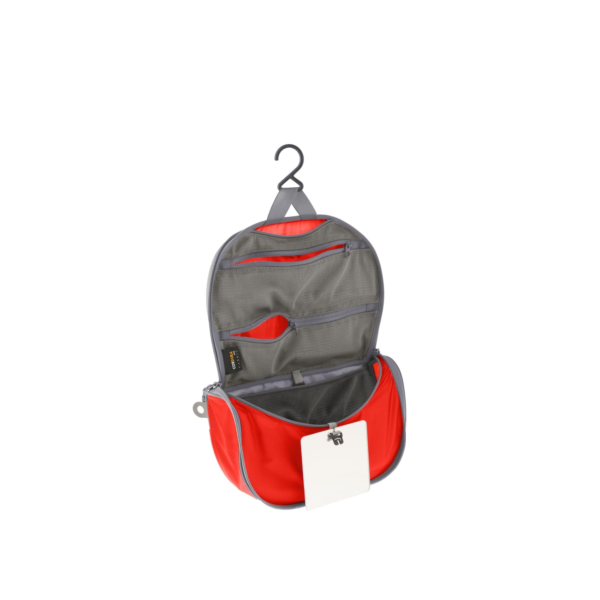 Sea to Summit TravellingLight Hanging Toiletry Bag, Travel Organizer for Men and Women, Small, Spicy Orange
