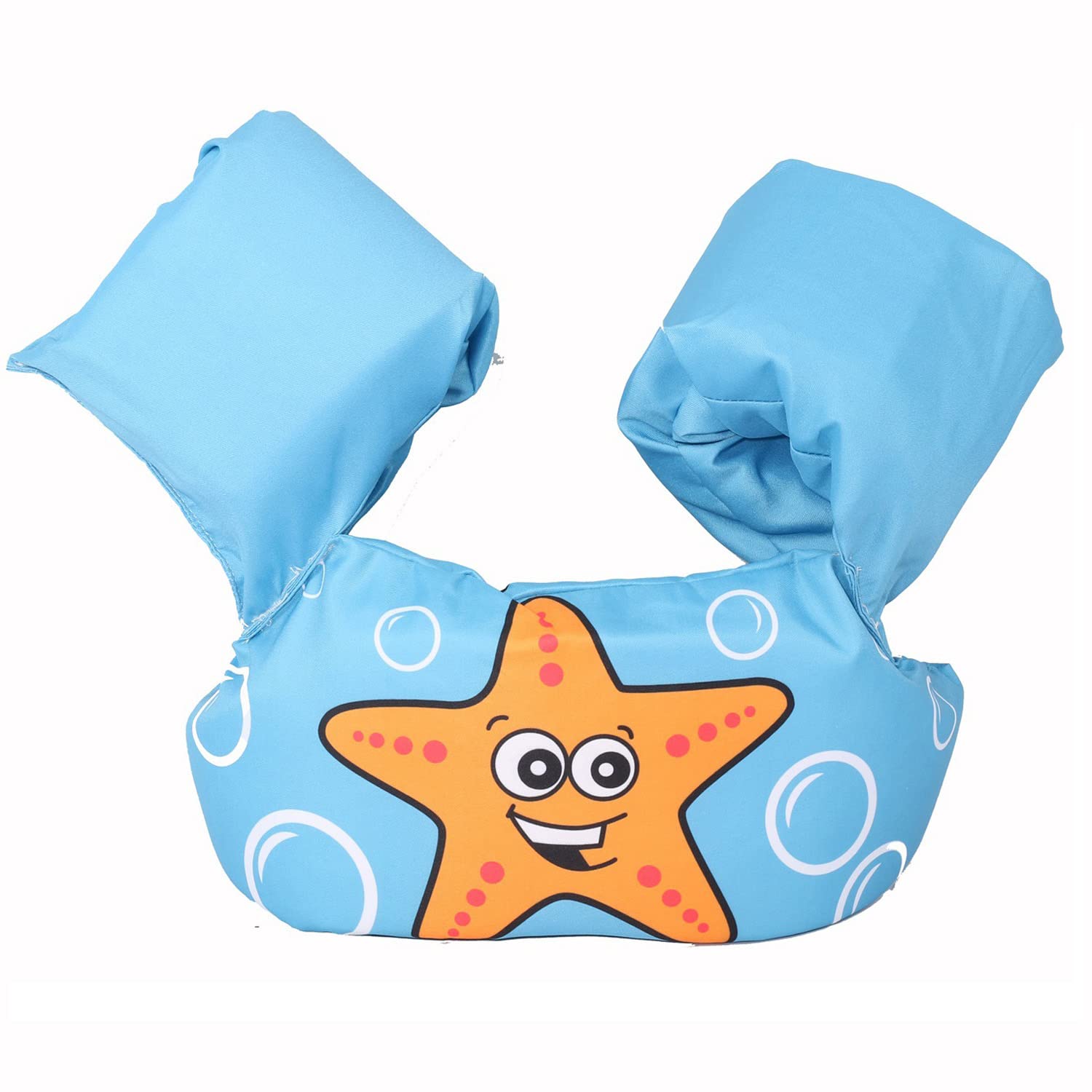 Swim Arm Band for Kids, Swim Vest Swim Floaties for Toddlers Girls and Boys 20-30-40-50 pounds, Kids Swim Vests for Pool, Beach, Lake and River, Baby Swim Training Jacket Floatie Device