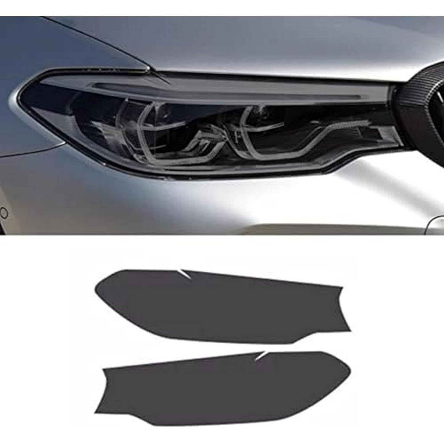 Film phare voiture BMW M5 F90 protection route et intempéries