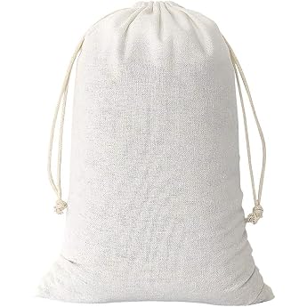 SumDirect 20 St ck Baumwolltasche Stoffbeutel mit Kordelzug Baumwolle S ckchen Baumwollbeutel 20X30cm