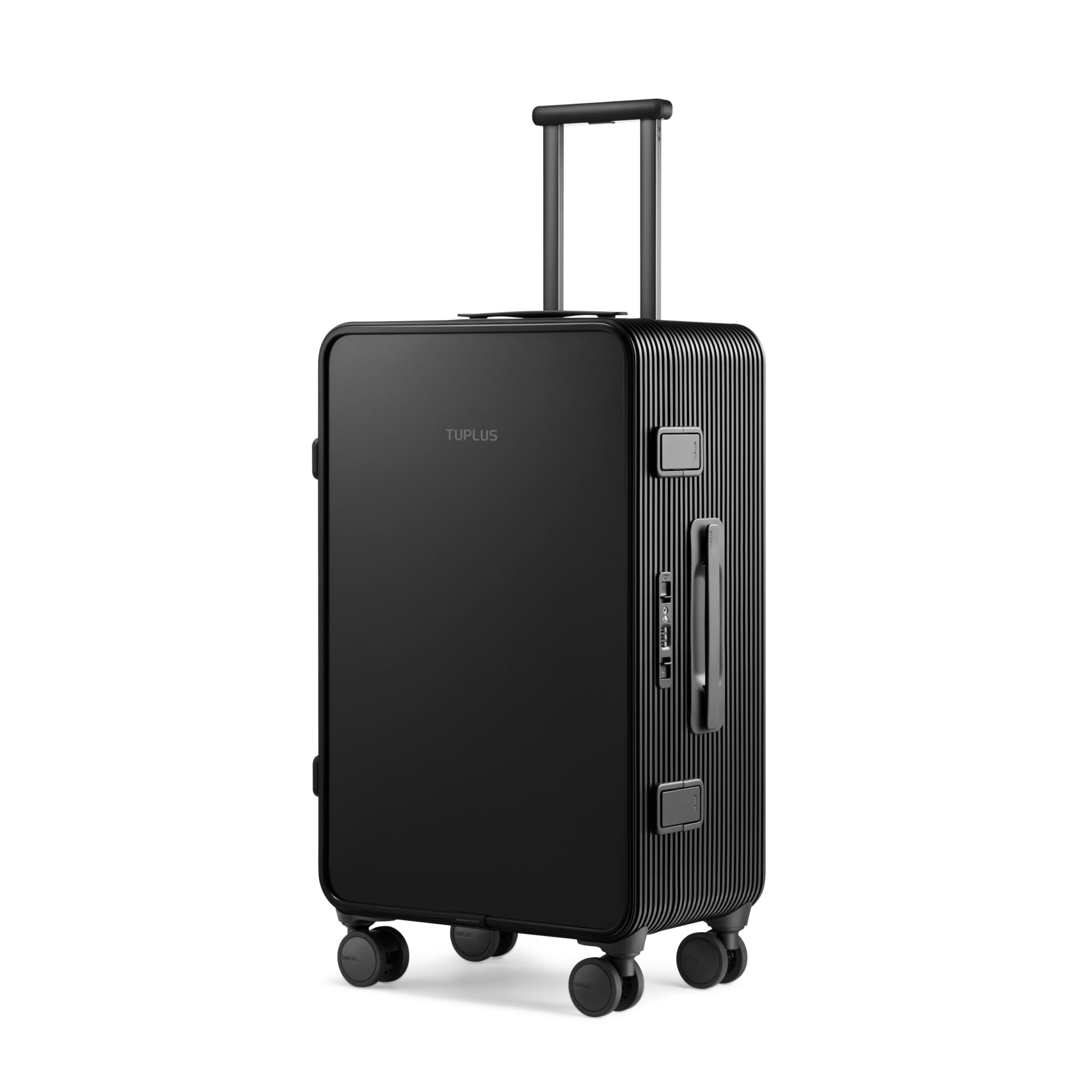 TUPLUS Suitcase Aluminum Luggage Hard Shell Suitcase with 4 Spinner