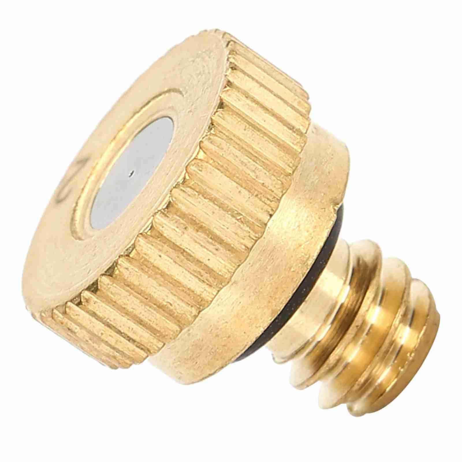 TQNVCKFP Brass Misting Nozzle Spray Atomization Head Low-Pressure Atomizing Spray Head Nozzle 10 Pieces aperture0.5mm
