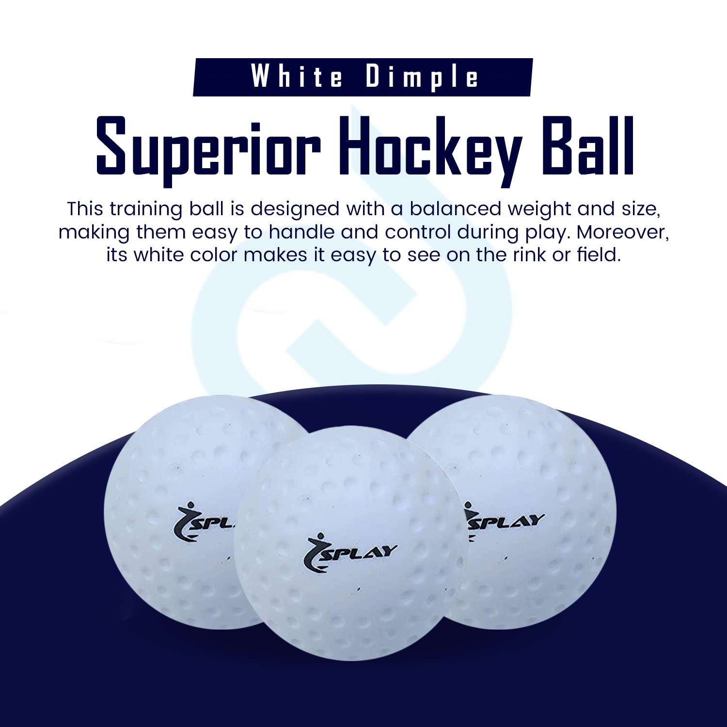 Paquet de 6 balles pour mini-hockey