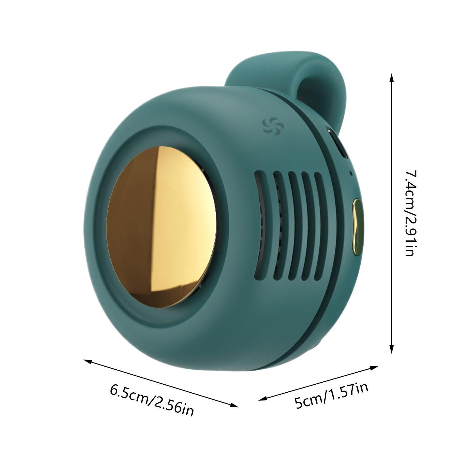Generico Ventilatore Da Clip,3 Velocità Portatile Senza Pale Silenzioso | Ventilatore a clip personale per camicia,Per Estate Viaggi Campeggio Outdoor Escursionismo Arrampicata