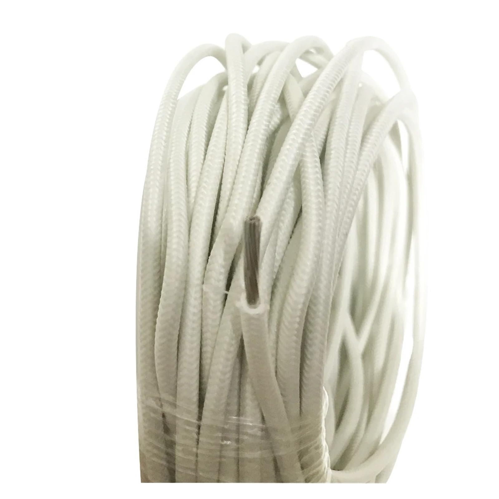 Cable eléctrico resistente a altas temperaturas, La mica trenzó el cable da alta temperatura del silicón tamaños múltiples blancos de 300 grados(10 square)