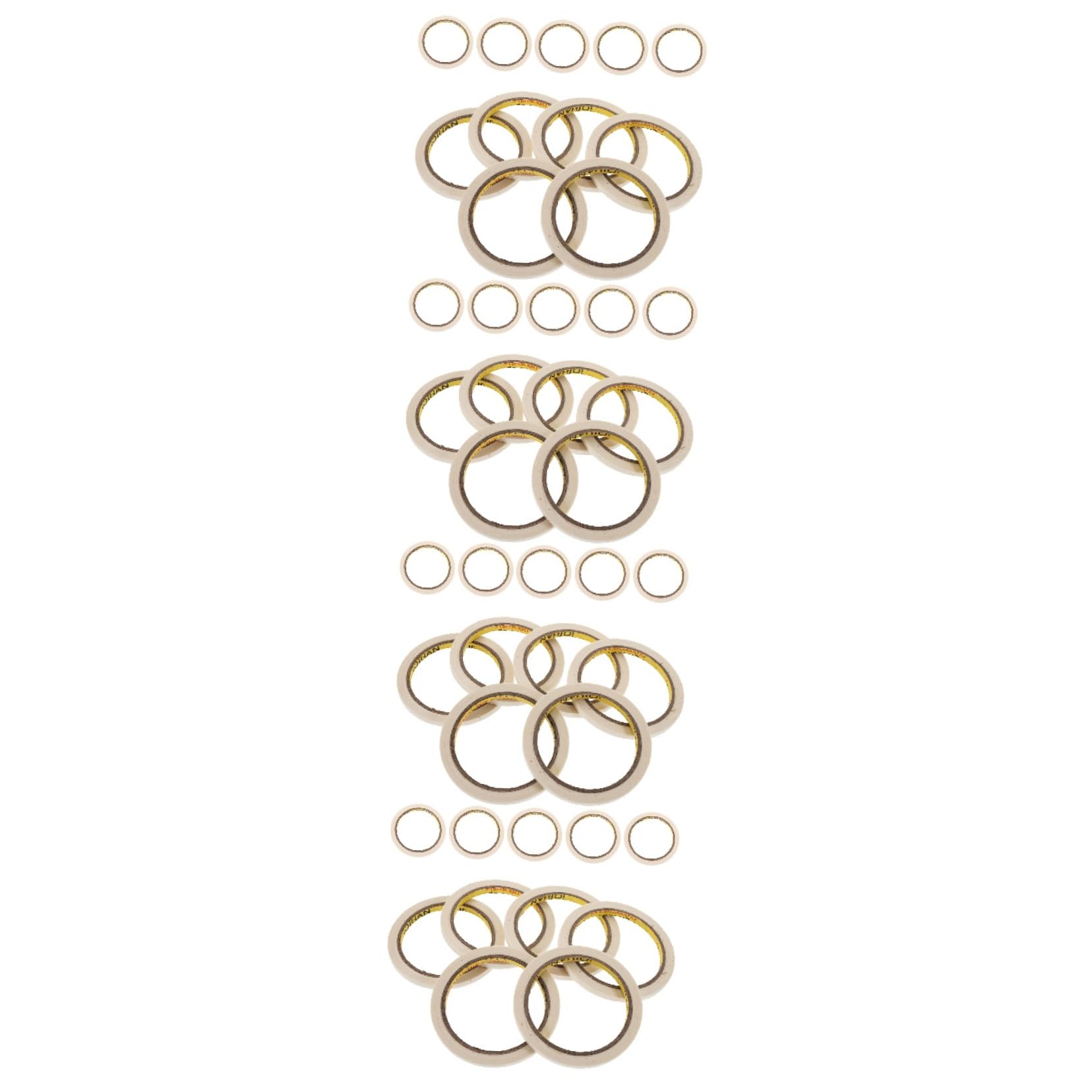 Gadpiparty 4 Ensembles Ruban De Masquage Pour Peinture De Ruban Adhésif Pour Étiquetage Art Pour Décoration Protection Surfaces 20 Rouleaux*4