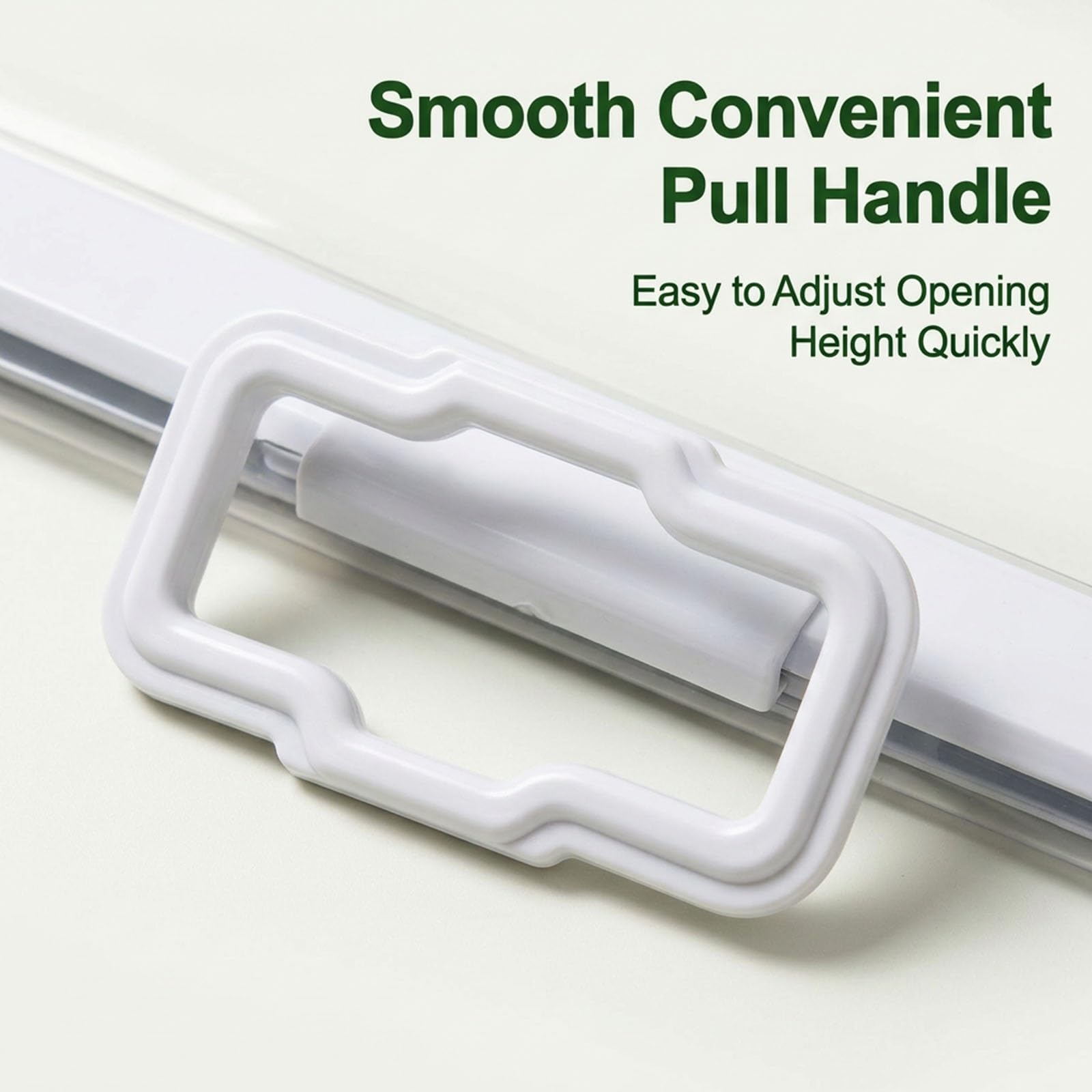 Tenda a Rullo Trasparente per Frigo Commerciale e Vetrina Refrigerata | Copertura Notturna in Plastica Trasparente con Maniglia, Ideale e Compatibilità Universale(W150xh120cm/59x47.2'')