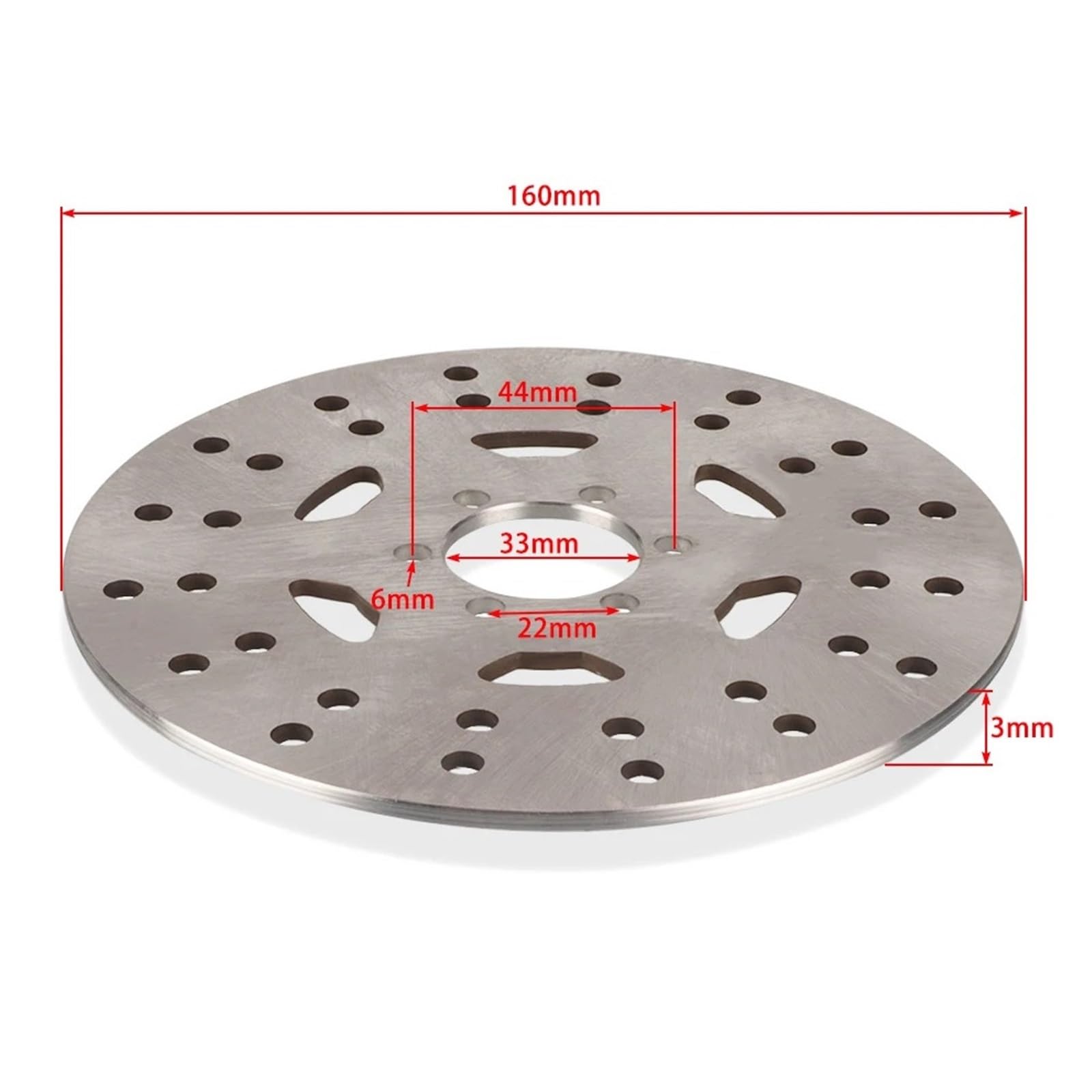 Disco freno flottante Rotore Del Disco Freno Per Moto 160 Mm Posteriore Per 50 Cc 70 90 110 ATV Go Kart Quad Dirt Scooter Accessori