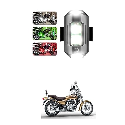 PRIKNIK Drone Strobe Lights Night Warning Lights for Motorcycles, Drones, UTV, Bicycle Compatible with B-ajaj Avenger