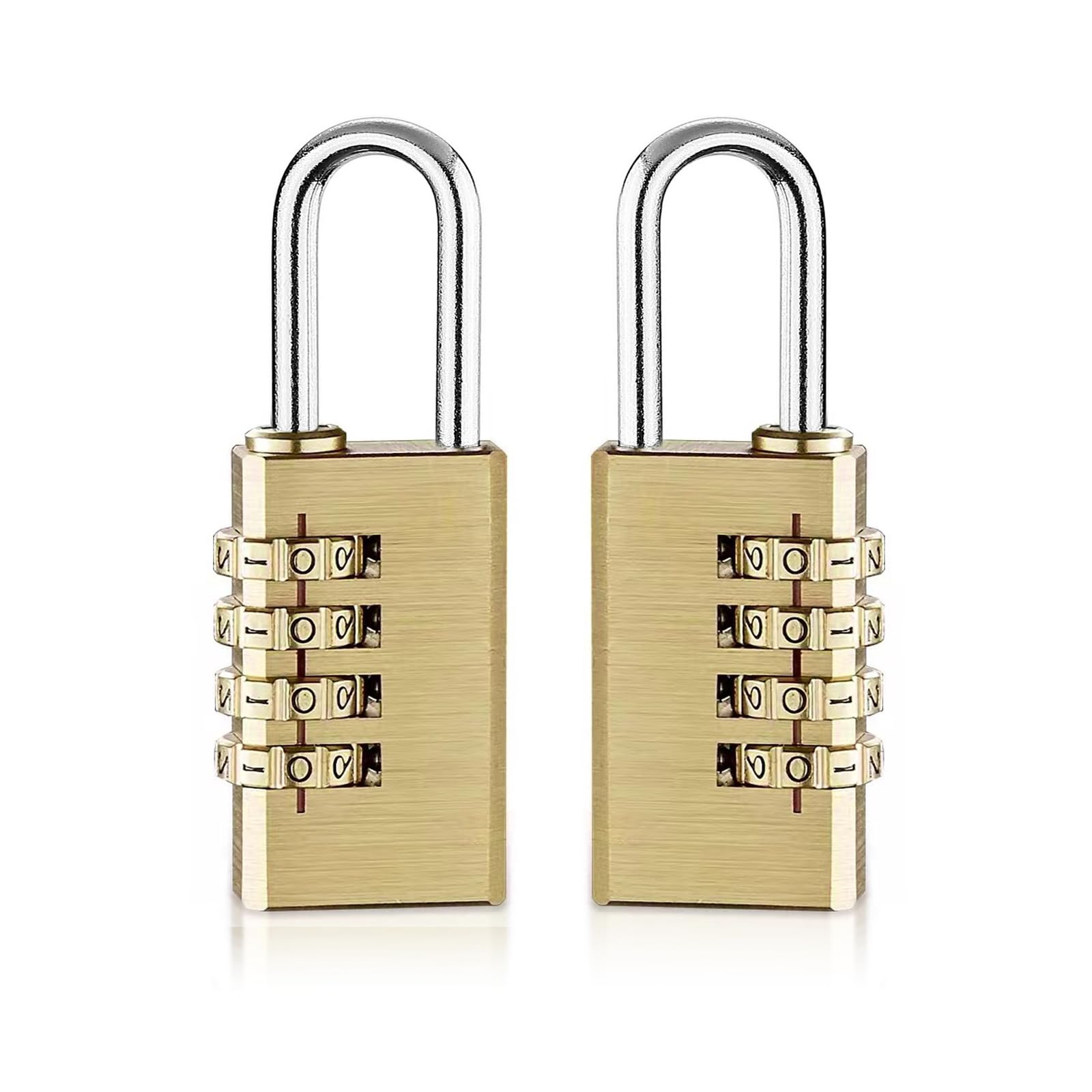 6 Stück Zahlenschlösser - Bunte Vorhängeschlösser Mit 3-stelligem Code