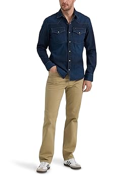 lee☆ Lee Men's Legendary Relaxed Fit Jean, True Blue, 28W x 30L