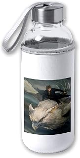 BIDON DE 420 ML CON FUNDA DE NEOPRENO ANIMAL FANTASTICO GRIFO VOLANDO tapon seguridad