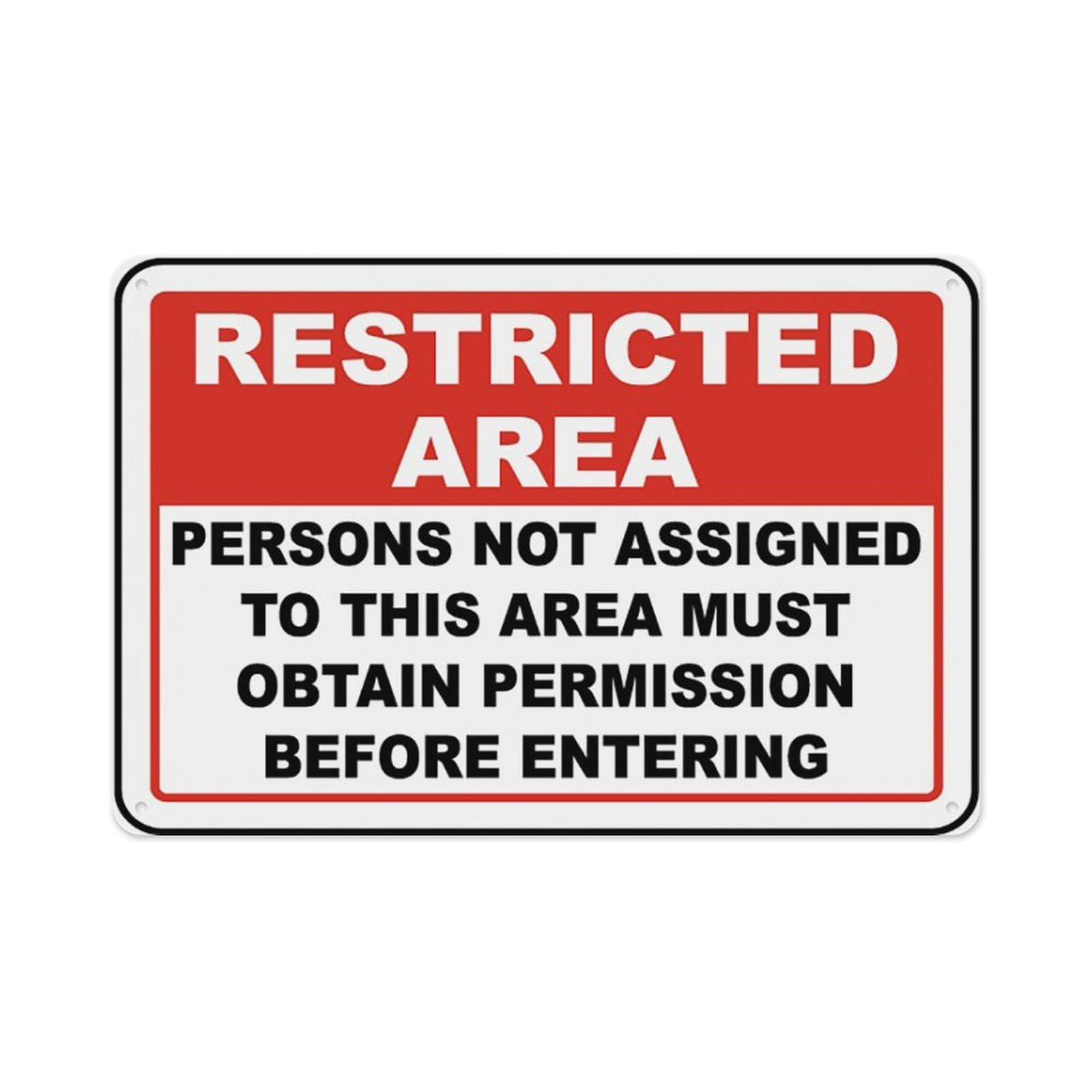 peiyeety Must Obtain Permission Sign Aluminum Tin Warning Signs For Home Outdoor Garden 8X12 Inches