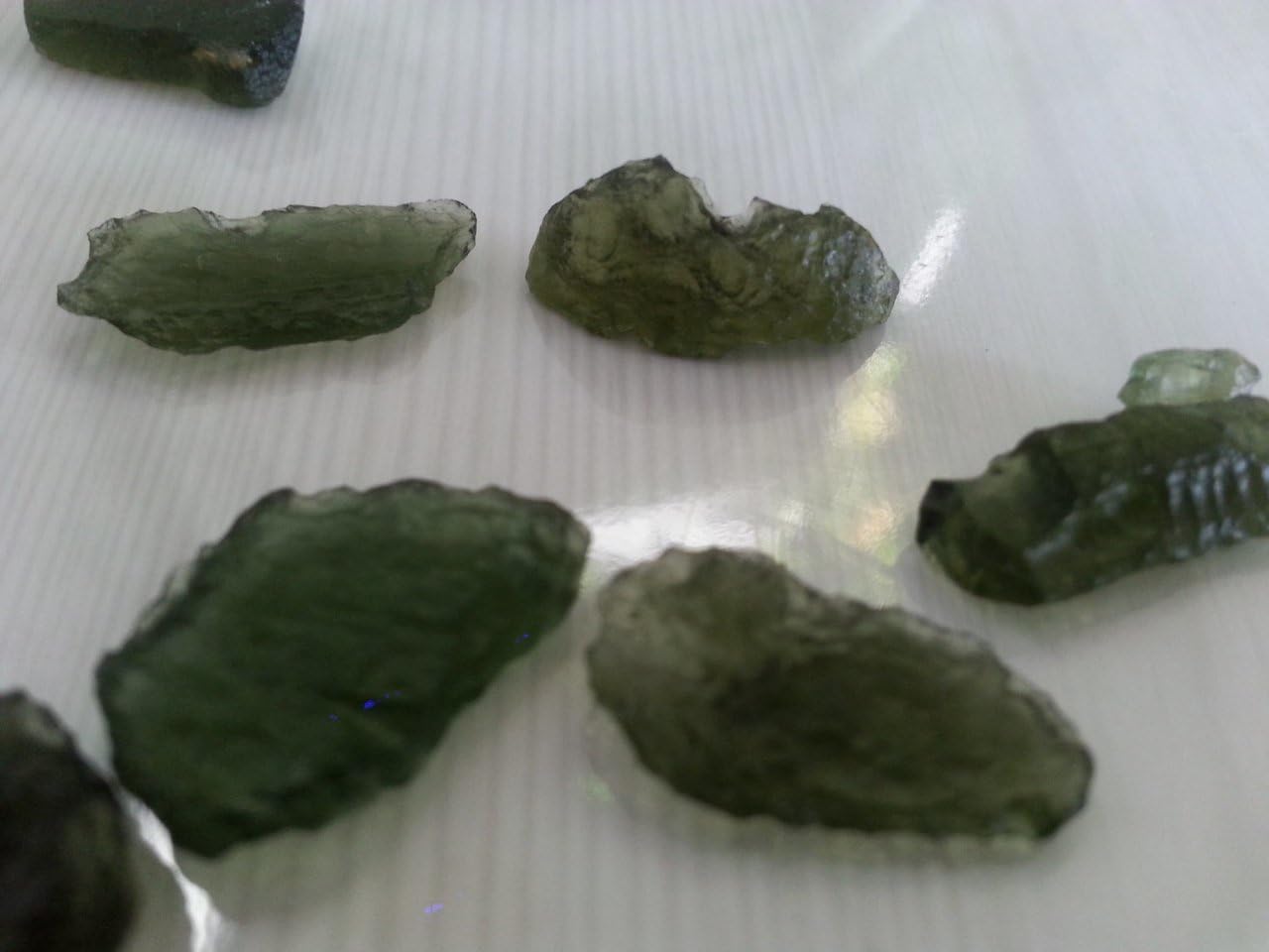 Nature's Enlightenment Moldavite Medium 1 pc. - Tektite, Meteorite