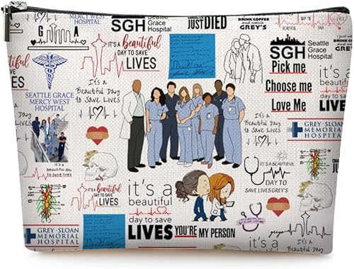 Divertida bolsa de maquillaje con cremallera para fanáticos de la anatomía, bolsa de viaje, bolsa de aseo personal, regalos para mujeres, hombres,