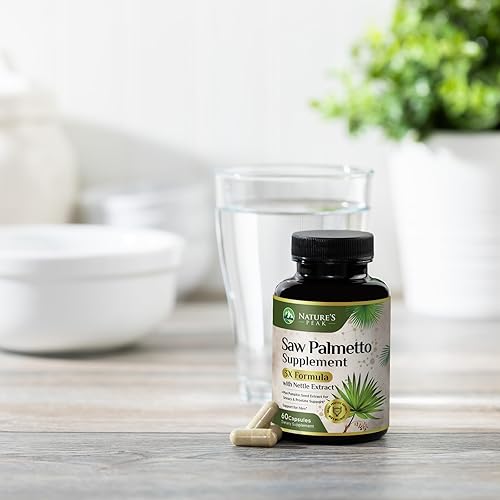 Miniatura 9 de Saw Palmetto - Suplemento de próstata para hombres, potente fórmula 3X con ortiga y extracto de semilla de calabaza para la salud de los hombres,
