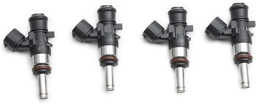 4Pcs 06L906031A Fuel Injectors 12V 2Pin EA888 MK3 1.8/2.0T Compatible with Audi A3 A4 S4 A5 S5 A6 S6 A7 A8 S8 Q3 Q5 Q7 TT VW Tiguan Arteon Beetle Golf/R32/GTI/Rabbit 02801583604 PCS