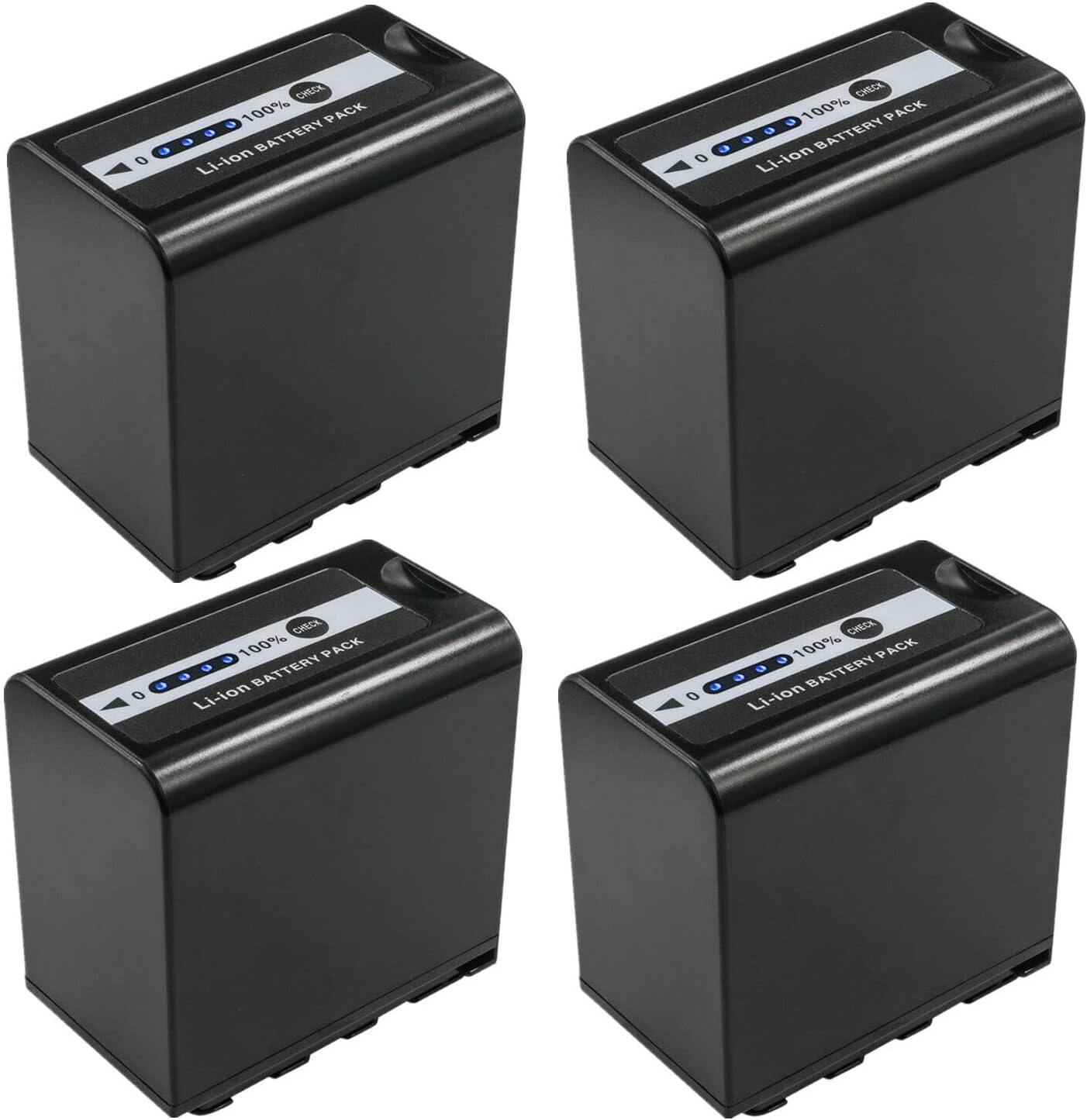 Kastar 4-Pack AG-VBR89G Battery 7.4V 8850mAh Replacement for Panasonic HC-X2 4K Camcorder, Panasonic HC-X20 4K Mobile Camcorder