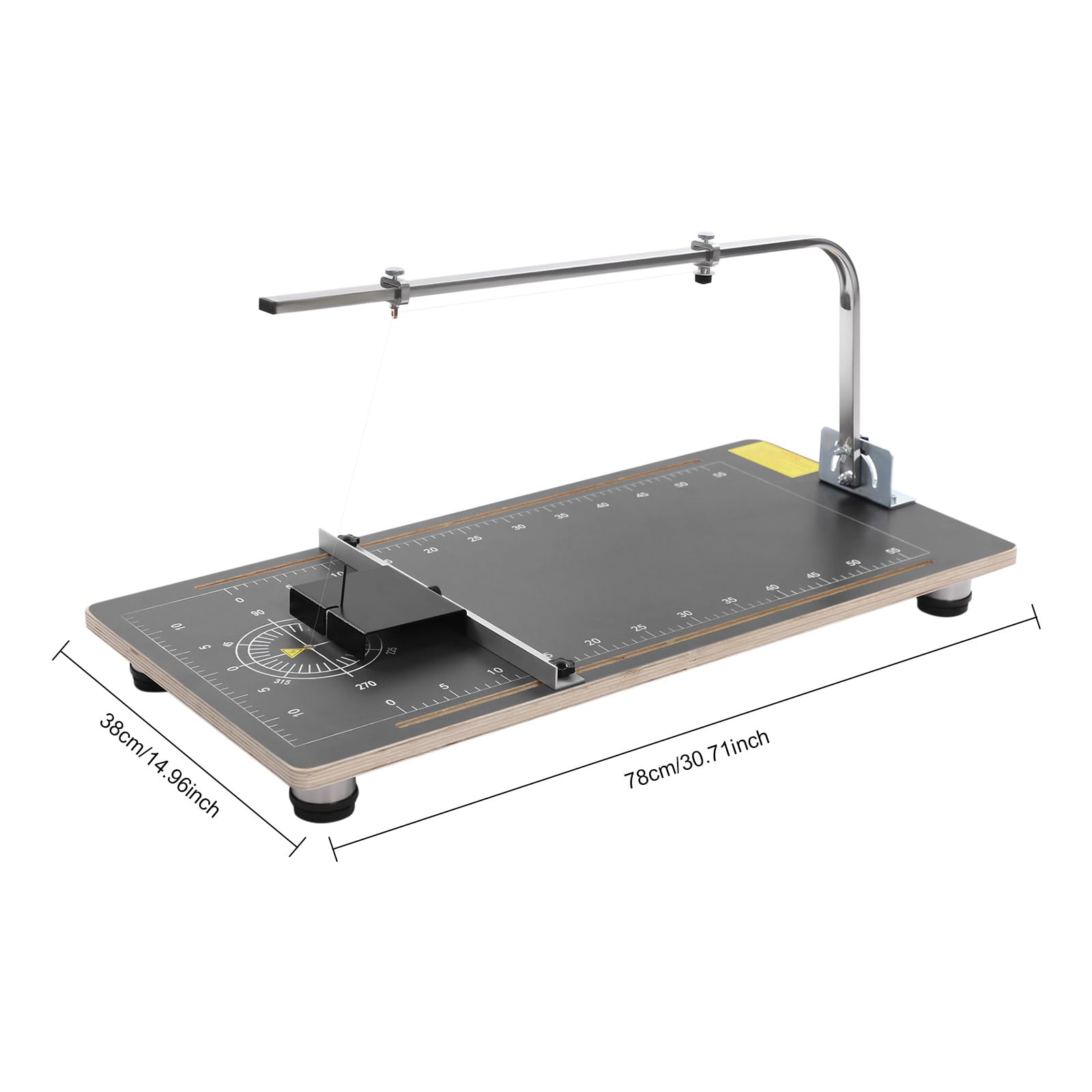 Heißer Drahtschneider 220V 38 * 78cm Styrodur Schneidegerät mit Präzisionswaage, Temperatur Einstellbare, Flexibles Schneiden, Schaumstoffschneidemaschine für Modellierung, Requisiten Produktion