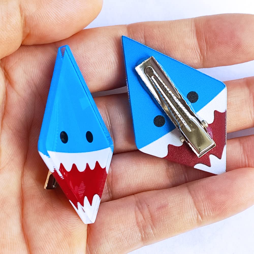 Anime Shark Girl Wig and Pair of Hair Clip