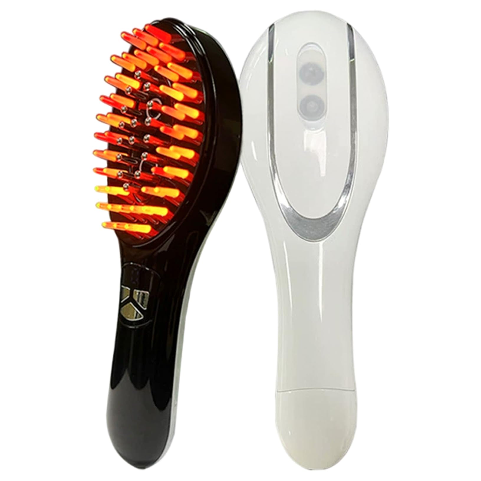 Hair Brush with Red Light Scalp Massager with Blue and Red Light 2 in 1 Electric Massager Comb with Spray Hair Oil Applicator and Scrubber for Hair Care in