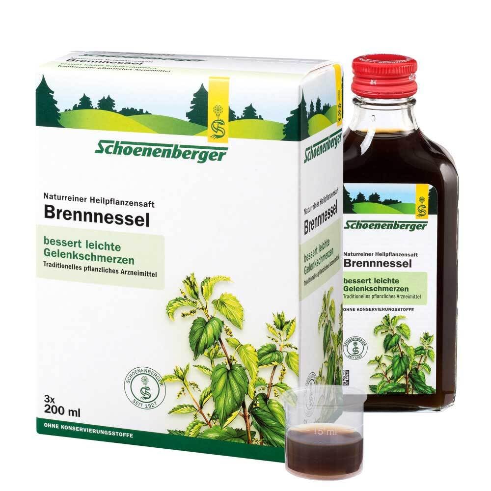Schoenenberger, Succo di ortica, 3 x 200 ml
