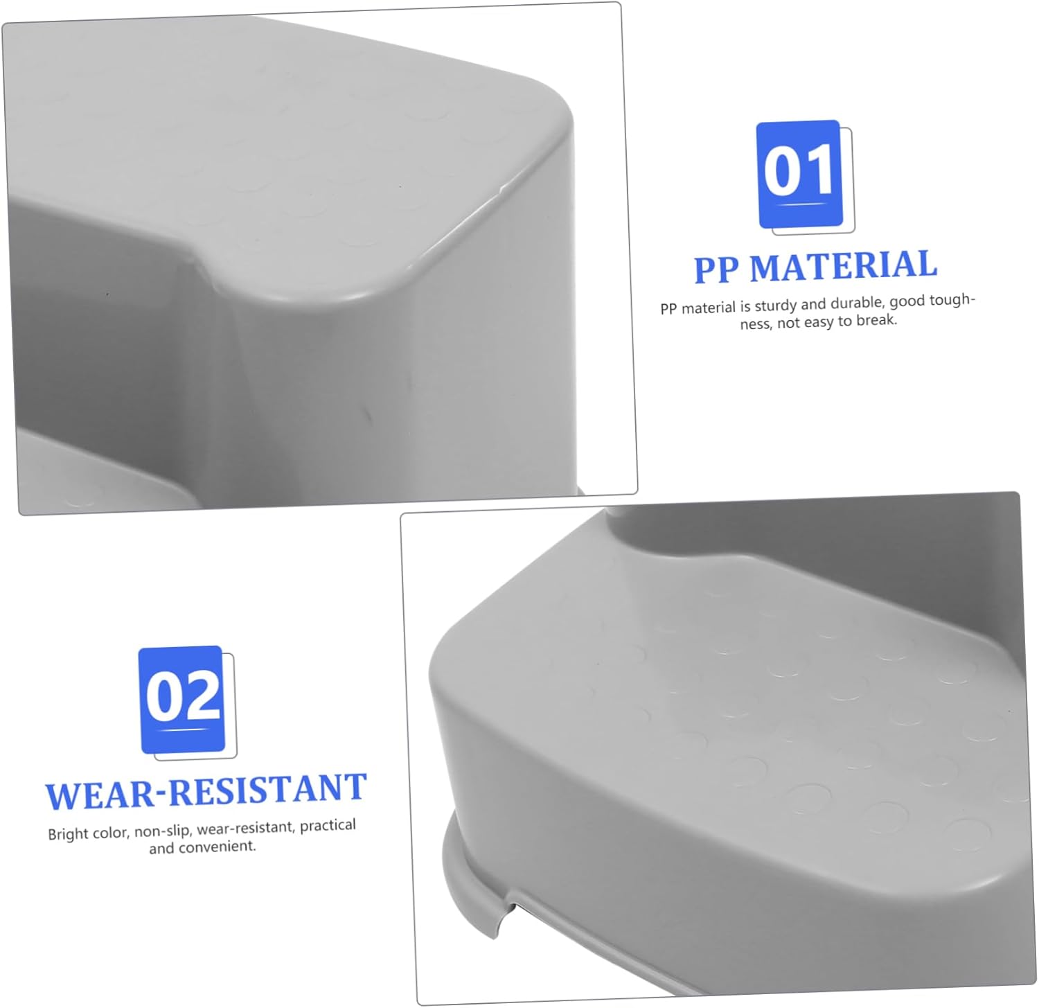 1pc Dual Boy Girl Step Stool Non-Slip Bathroom Footstool for Potty Training and Washing Hands Safe and Sturdy Design for Boys and Girls Random