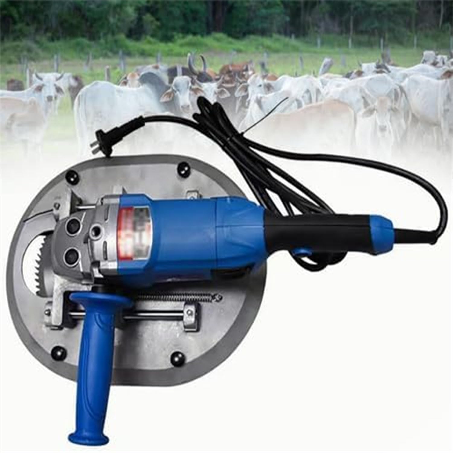 Dehorner elettrico per bovini e pecore, 1900 W, portatile, strumento di rimozione del corno indolore per mucche e pecore adulte, sega per dehorning ad alta potenza