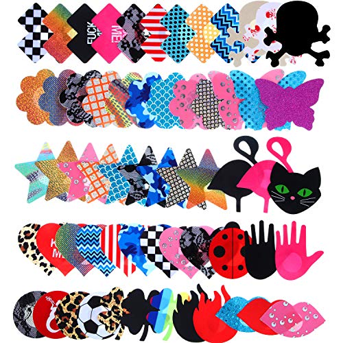Syhood 60 Pairs Women Pasties Disposable Nipple Cover Stickers Adhesive Breast Pasty