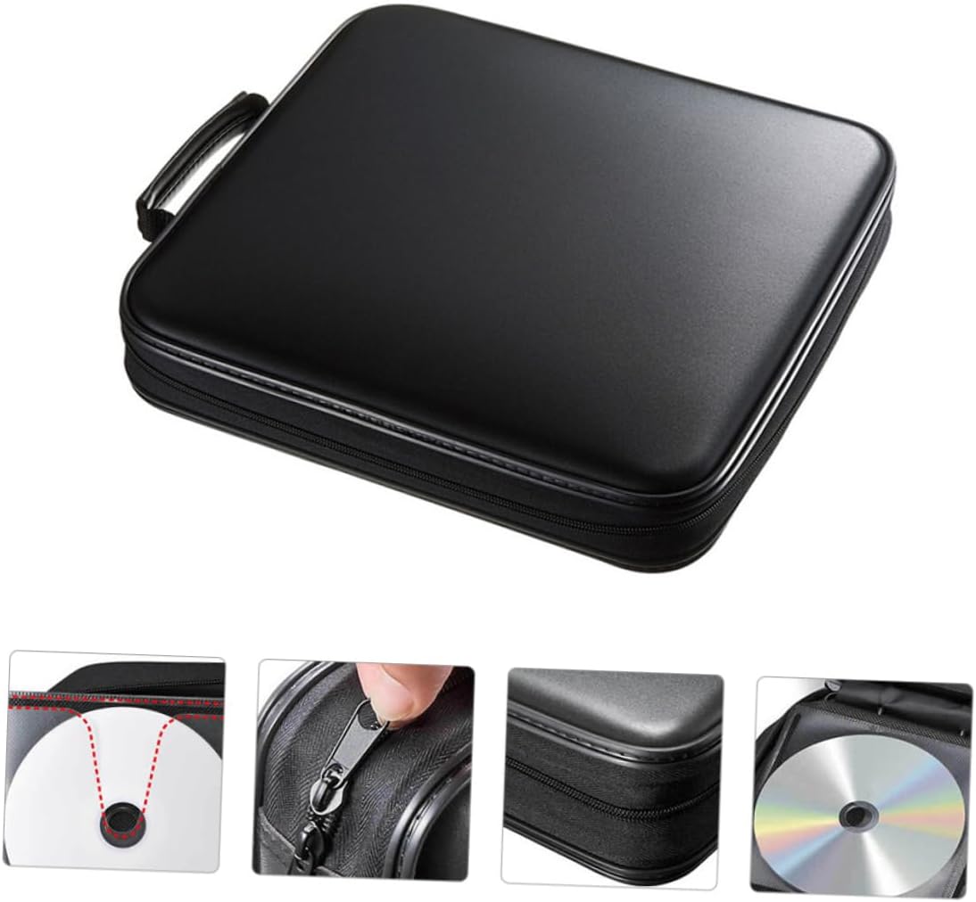 160packs Capacity Portable Cd and Dvd Storage Case Eco-friendly Pp Disc Organizer for Car and Home Scratch-resistant Sleeves Large Capacity Media Holder