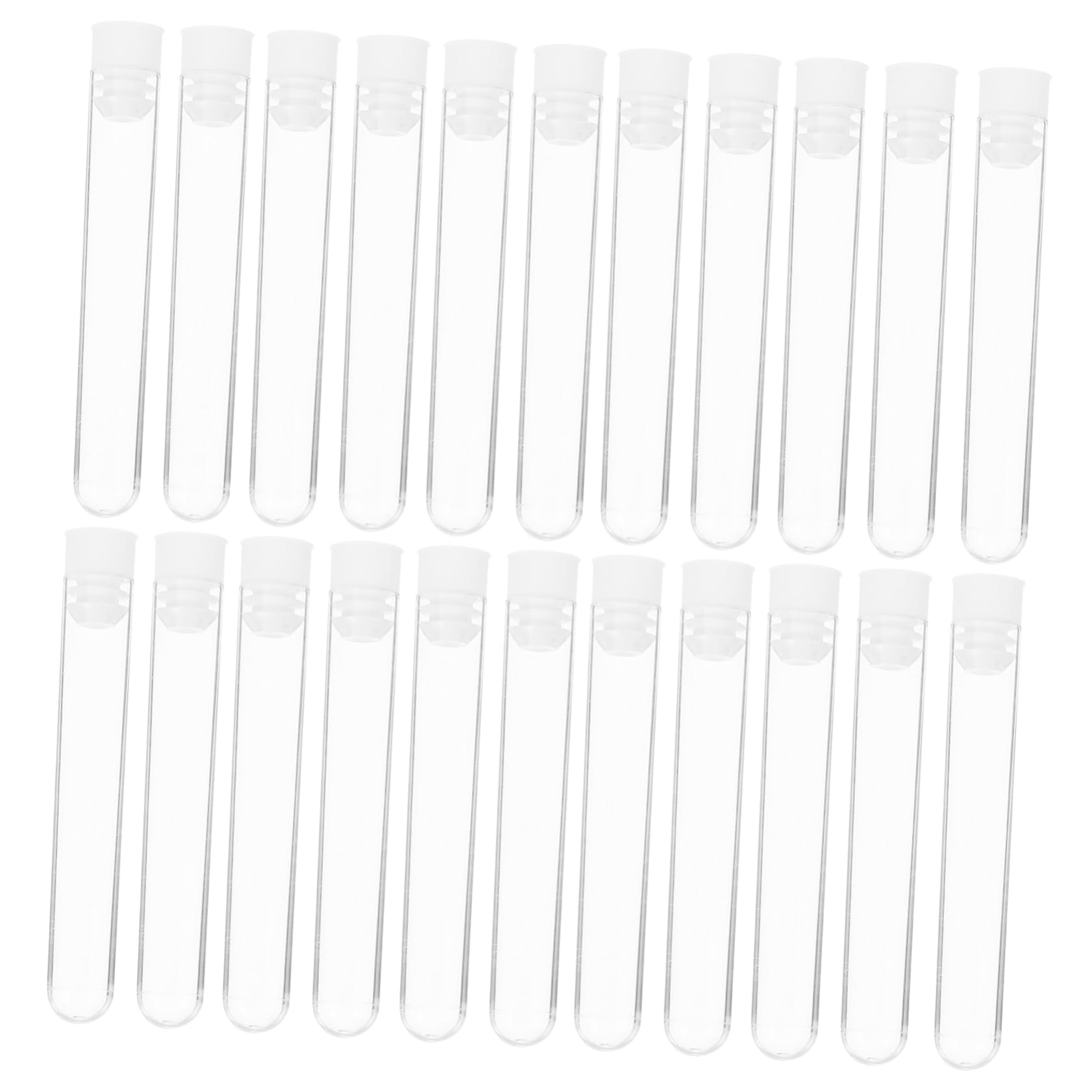 NAMOARLY 50pcs Lotion Bottle Clear Container Containers with Lids Small Laboratory Bottle Container with Lid Chemical Reagent Mini Storage Bottles Beads Storage Container Test Tube