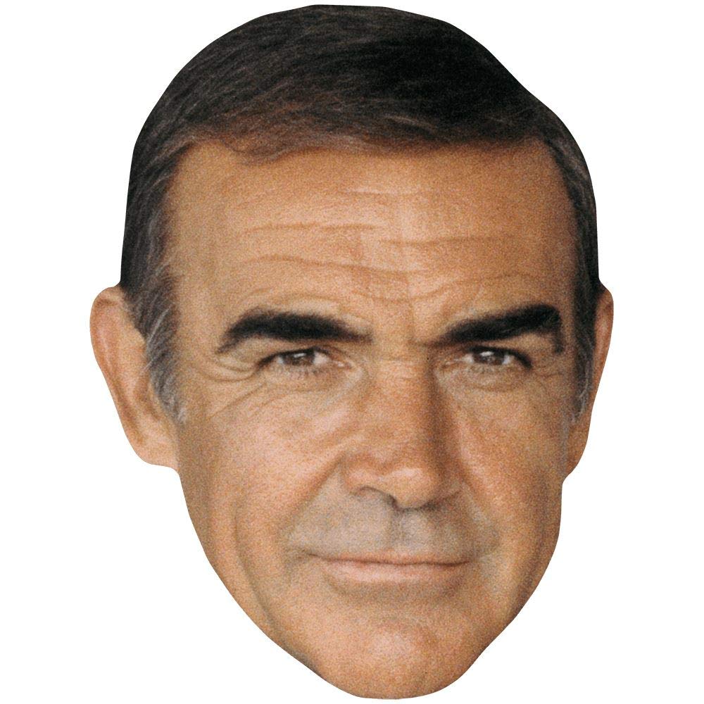 Sponsored Ad – Sean Connery (80s) Celebrity Mask, Flat Card Face, Fancy Dress Mask