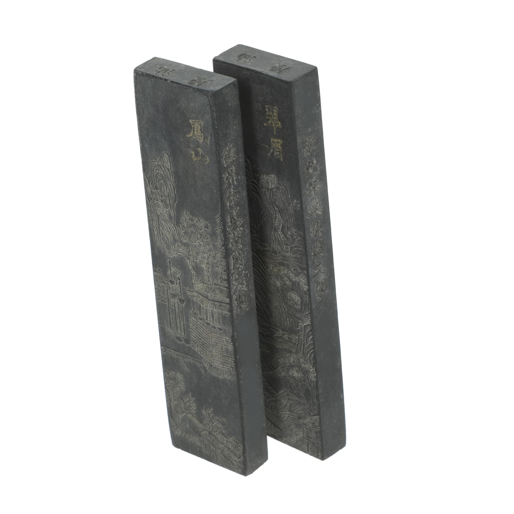 Hemobllo 2pièces Bâton Encre Pour Calligraphie Bloc Encre à Broyer Chinoise Traditionnelle Fait Main Pour Dessin