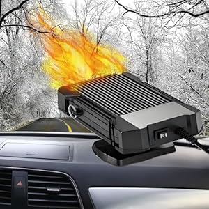 【2025 NUEVO】Calentador portátil para automóvil, calentador automático 2 en 1, descongelador de calentamiento rápido, descongelador, enfriamiento, calentador de encendedor de automóvil de 12 V, enchufe