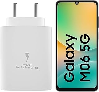 25W C-Type Super Fast Adapter Compatible with Samsung Galaxy M06 5g Super Fast Charger Adapter for A05/S23/S23 fe/S22/S21/21 fe/A06/M16/M35/A16/M06/M05/A56, A15/S24 fe/A16/A36 5g, White-picture-28