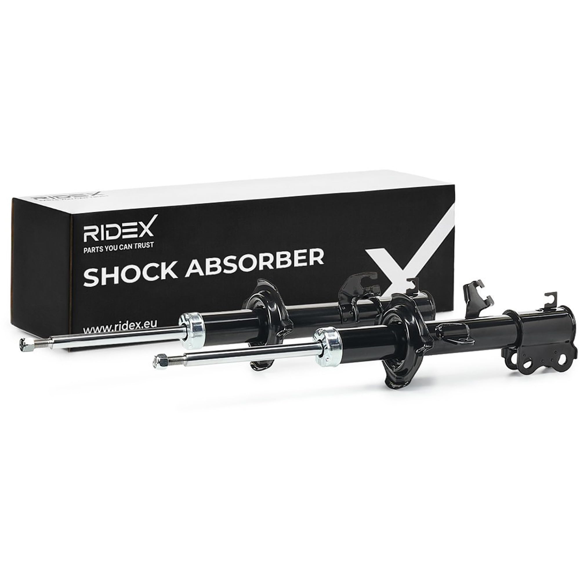 RIDEX 2x Amortisseur Avant 2x Jeu, Pression de gaz Compatible avec NISSAN MICRA IV K13 NOTE E12 ALMERA N17 Versa II Berline N17
