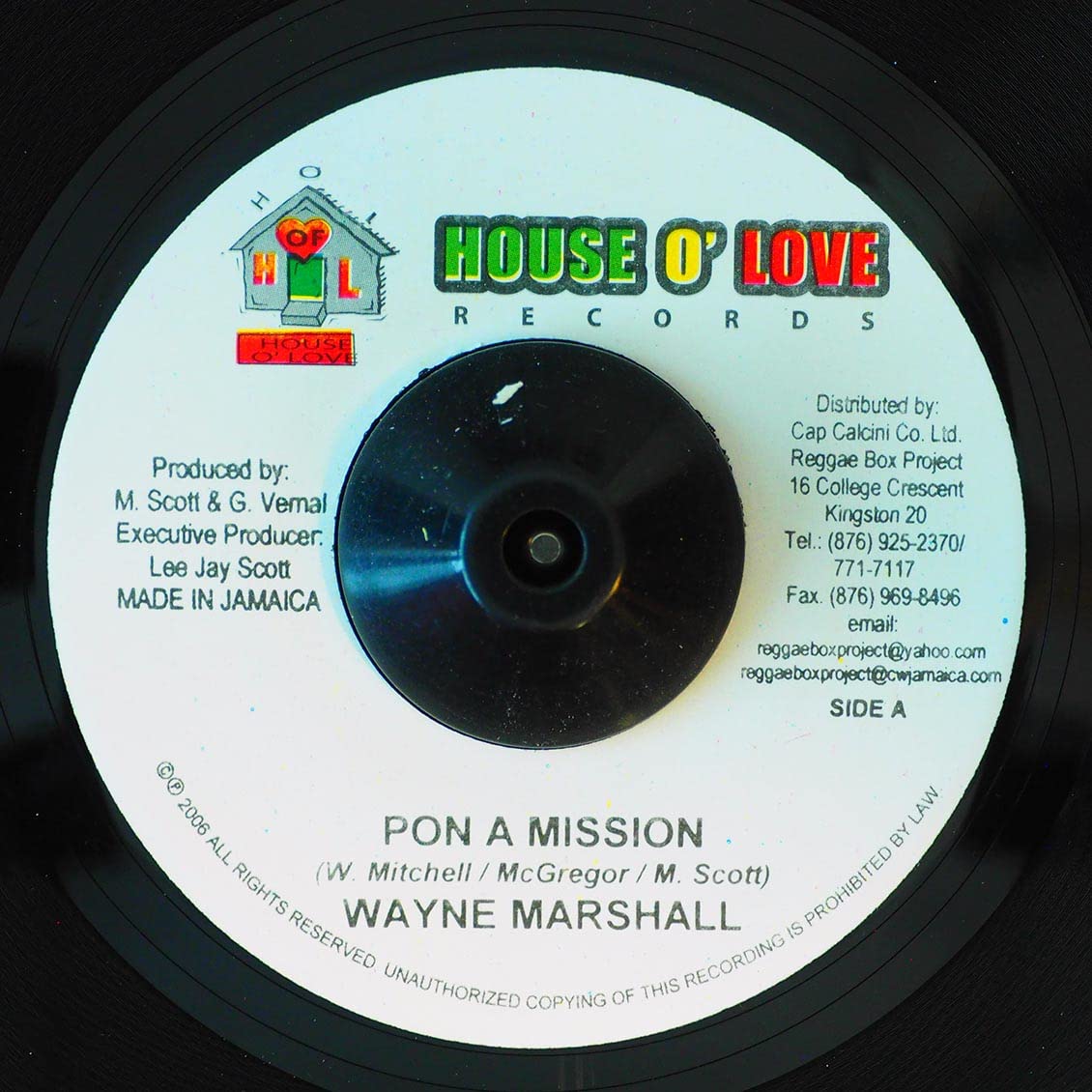 Wayne Marshall Pon A Mission / Harry Toddler - T