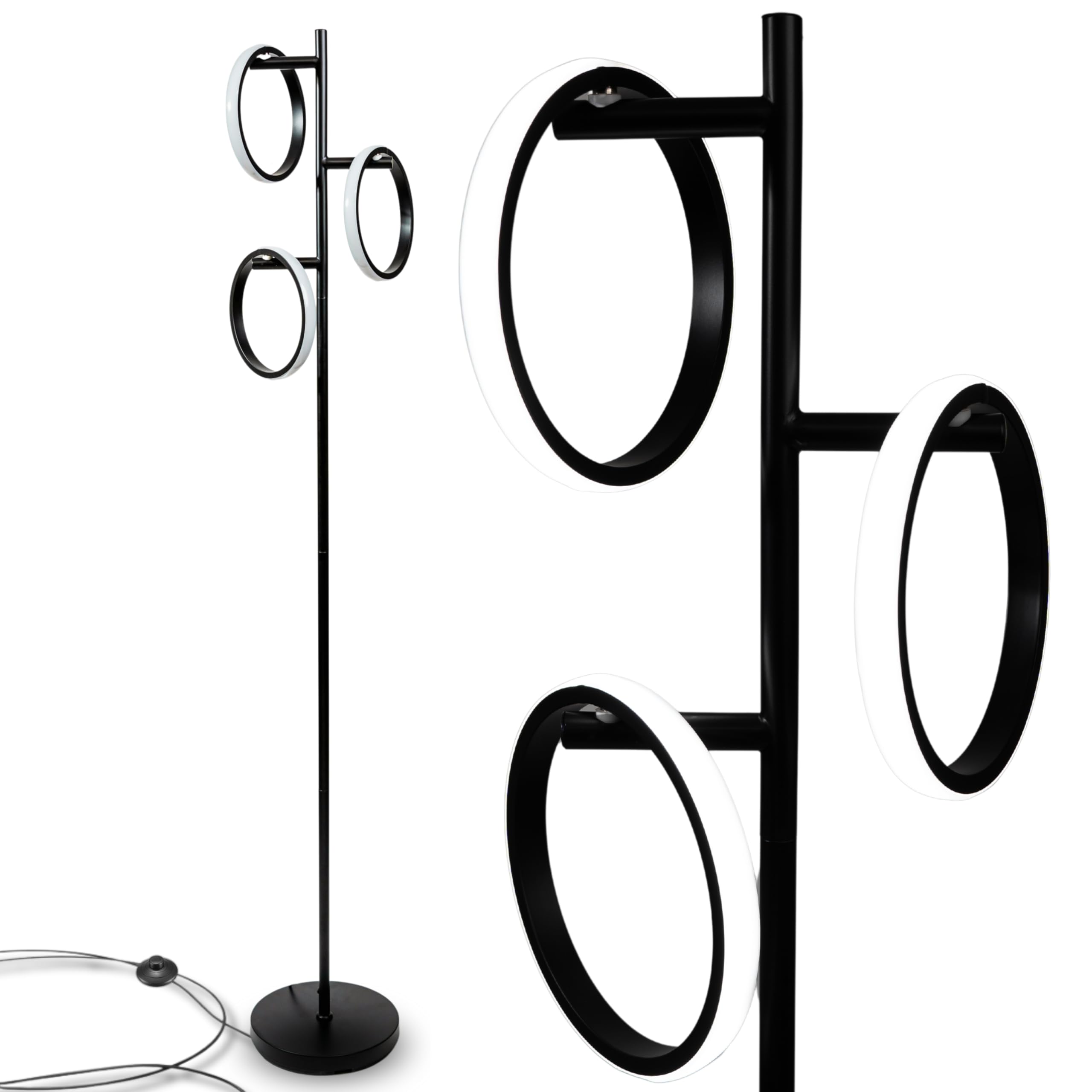 Ozarke Neo Modern Floor Lamp - Mid Century Minimalist Decor Stand