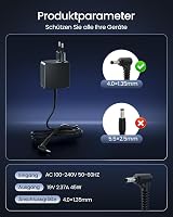 DINTYOU 45W Laptop Töltő 19V 2.37A 4.0x1.35mm - ASUS ZenBook UX305 UX330UA VivoBook Ultrabook Kompatibilis Adapter Túlfeszültség Védelemmel 3