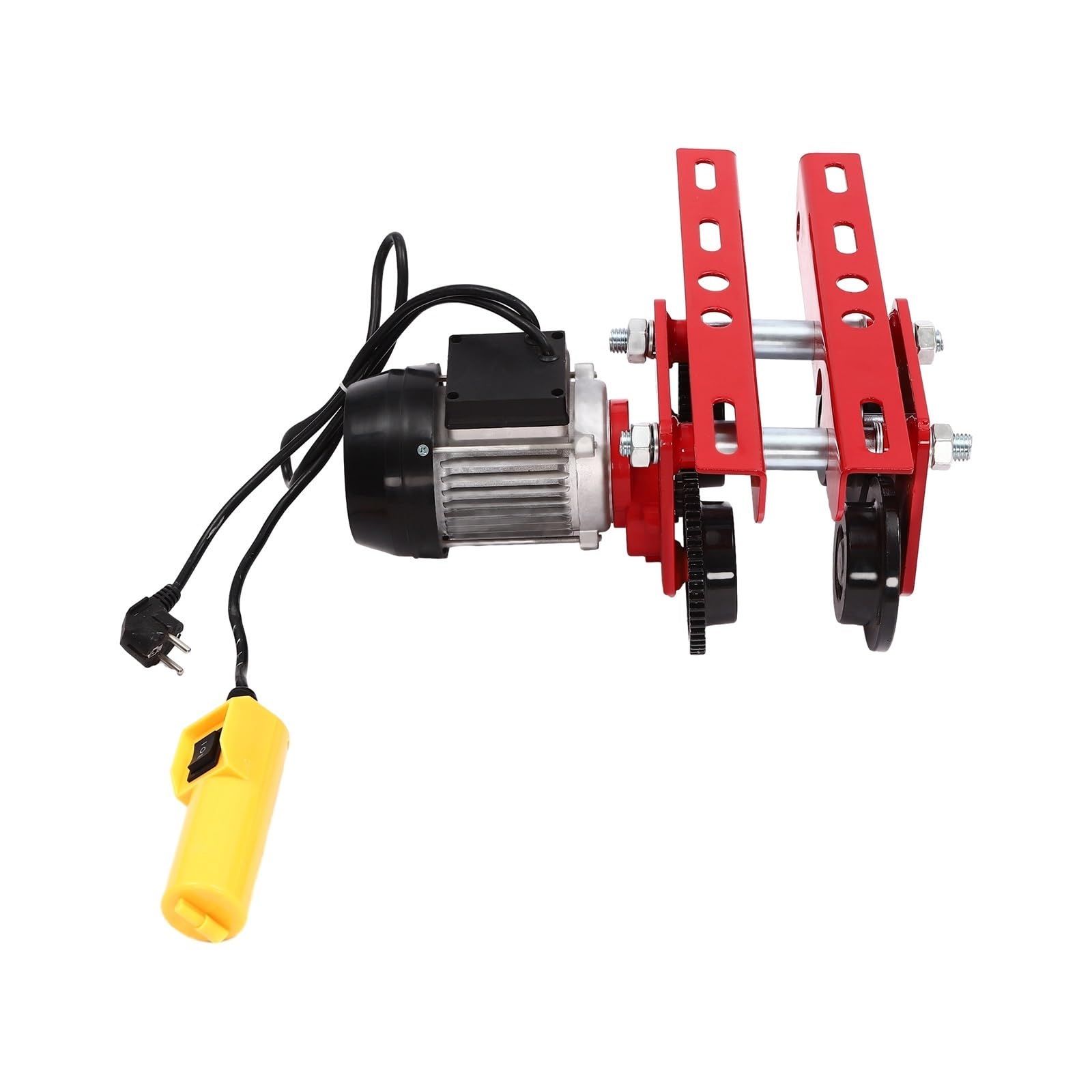 Polipasto Eléctrico Polipasto Eléctrico Del Torno 1T Polea Motor De Elevación Carga 370 W Ancho Ajustable 68-120 Cm